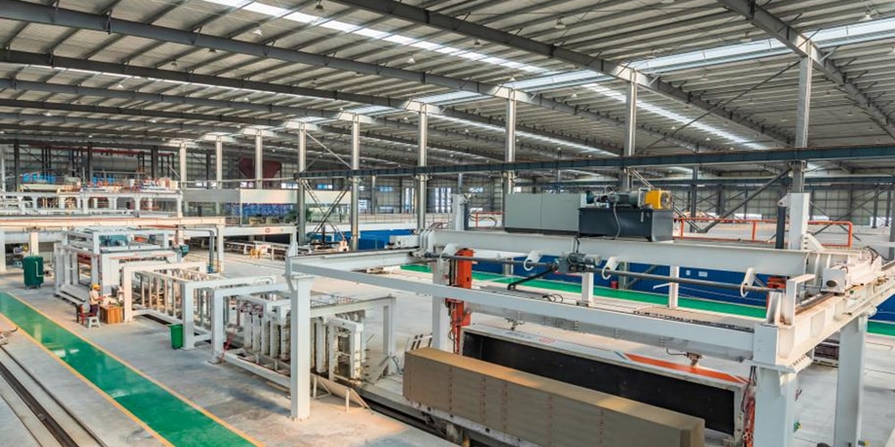 Ligne de production de blocs BCA pour Jintai