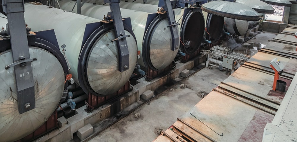 Ligne de production de blocs BCA pour Jintai